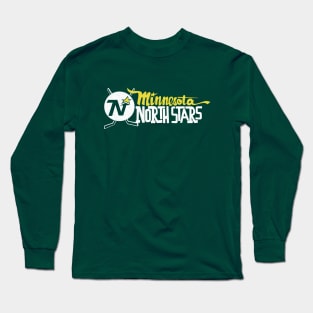 Classic Minnesota North Stars Hockey Long Sleeve T-Shirt